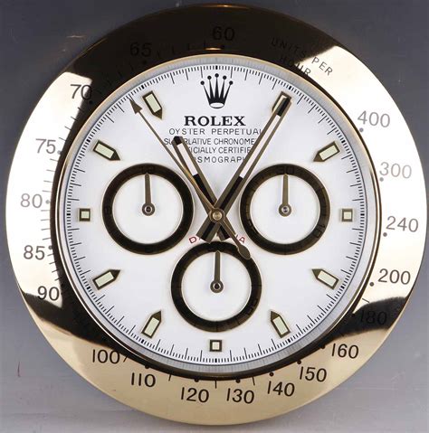 fake rolex dealer clocks|rolex dealer display clock.